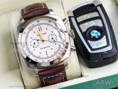 Swiss Copy Panerai Radiomir 1940 Limited Edition Chronograph Platinum 45 MM 9100 Automatic Watch PAM00518